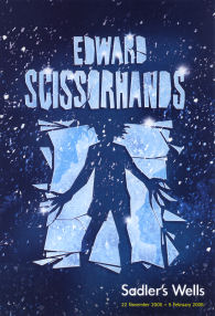 Edward Scissorhands - Sadler's Wells (programme cover)
