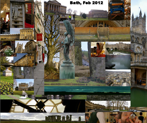 Collage photo of Bath, February 2012