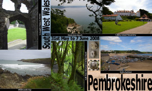 Pembrokeshire coast photos - Amroth, Tenby, St David's, Stepaside, Whitesands Bay, Monkstone Beacj